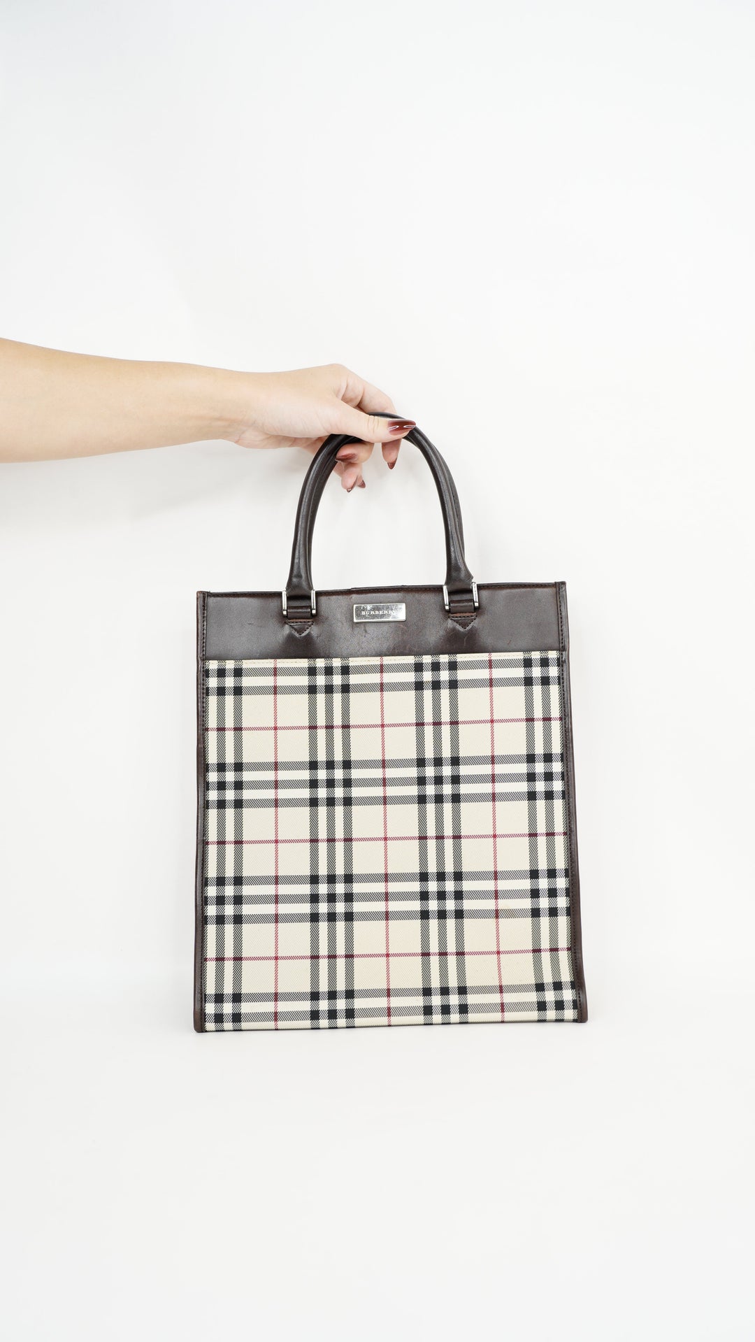 Burberry Nova Check Tote Bag Beige #314