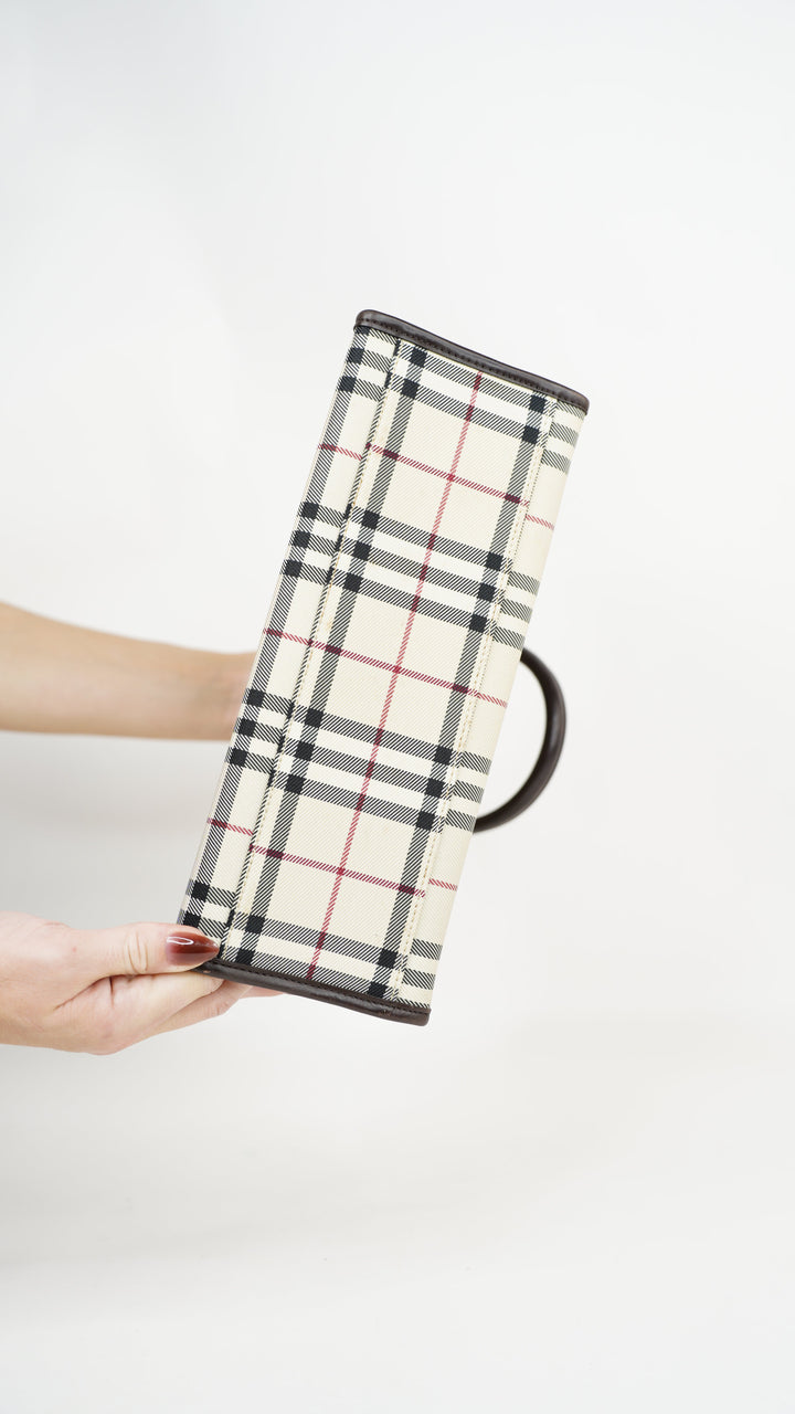 Burberry Nova Check Tote Bag Beige #314