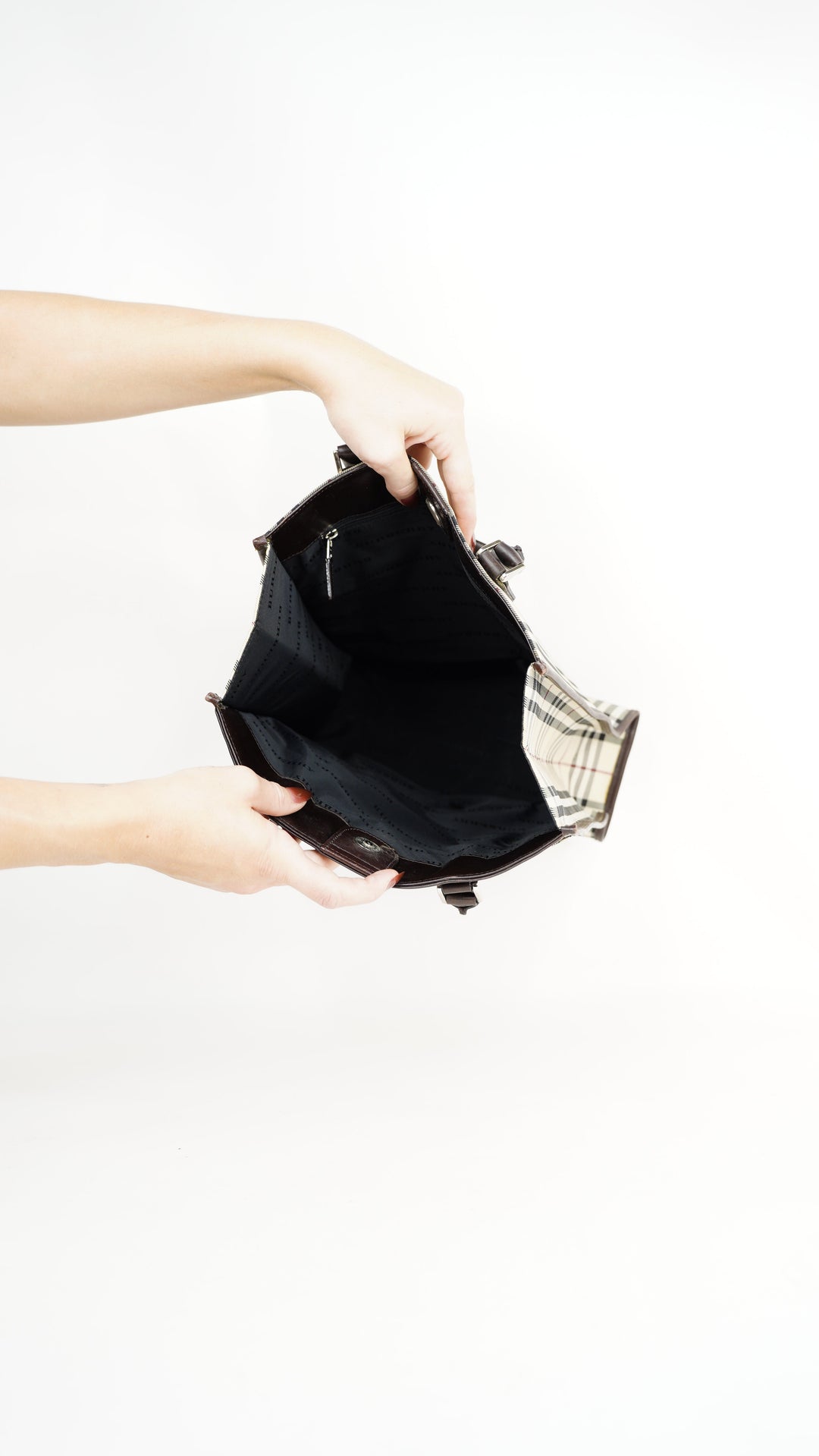 Burberry Nova Check Tote Bag Beige #314