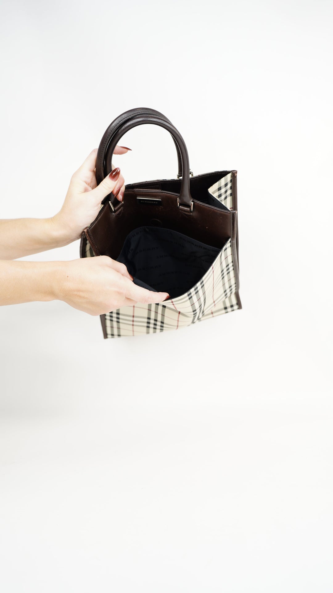 Burberry Nova Check Tote Bag Beige #314