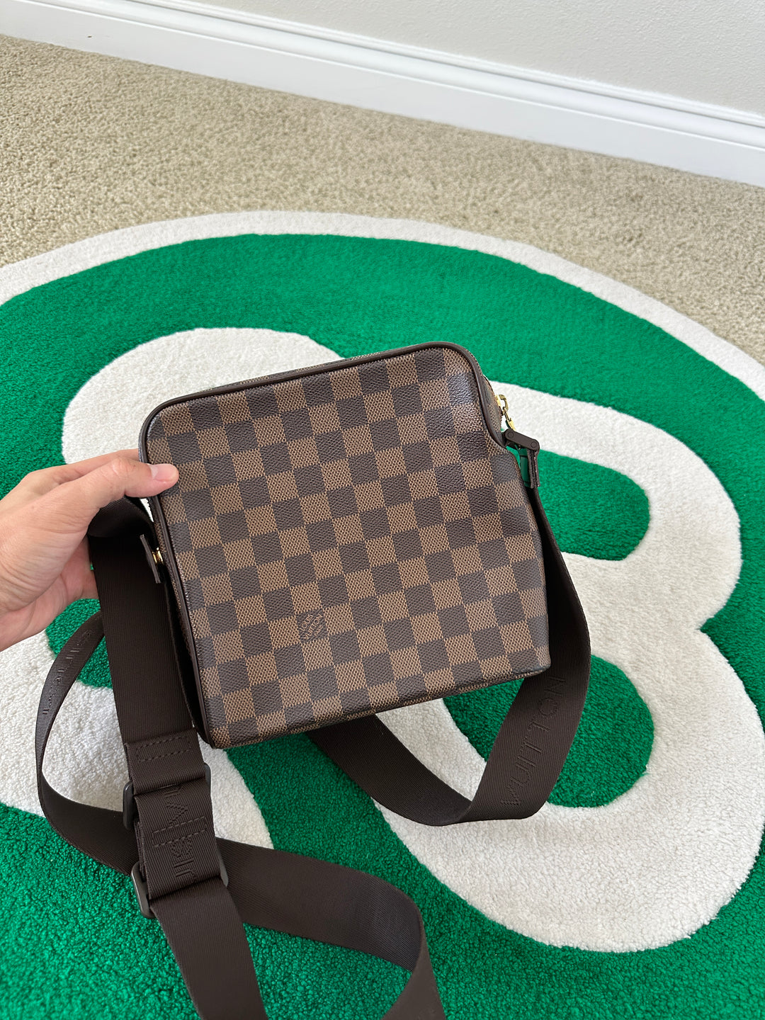 Louis Vuitton Damier Olav PM Crossbody Bag FV9