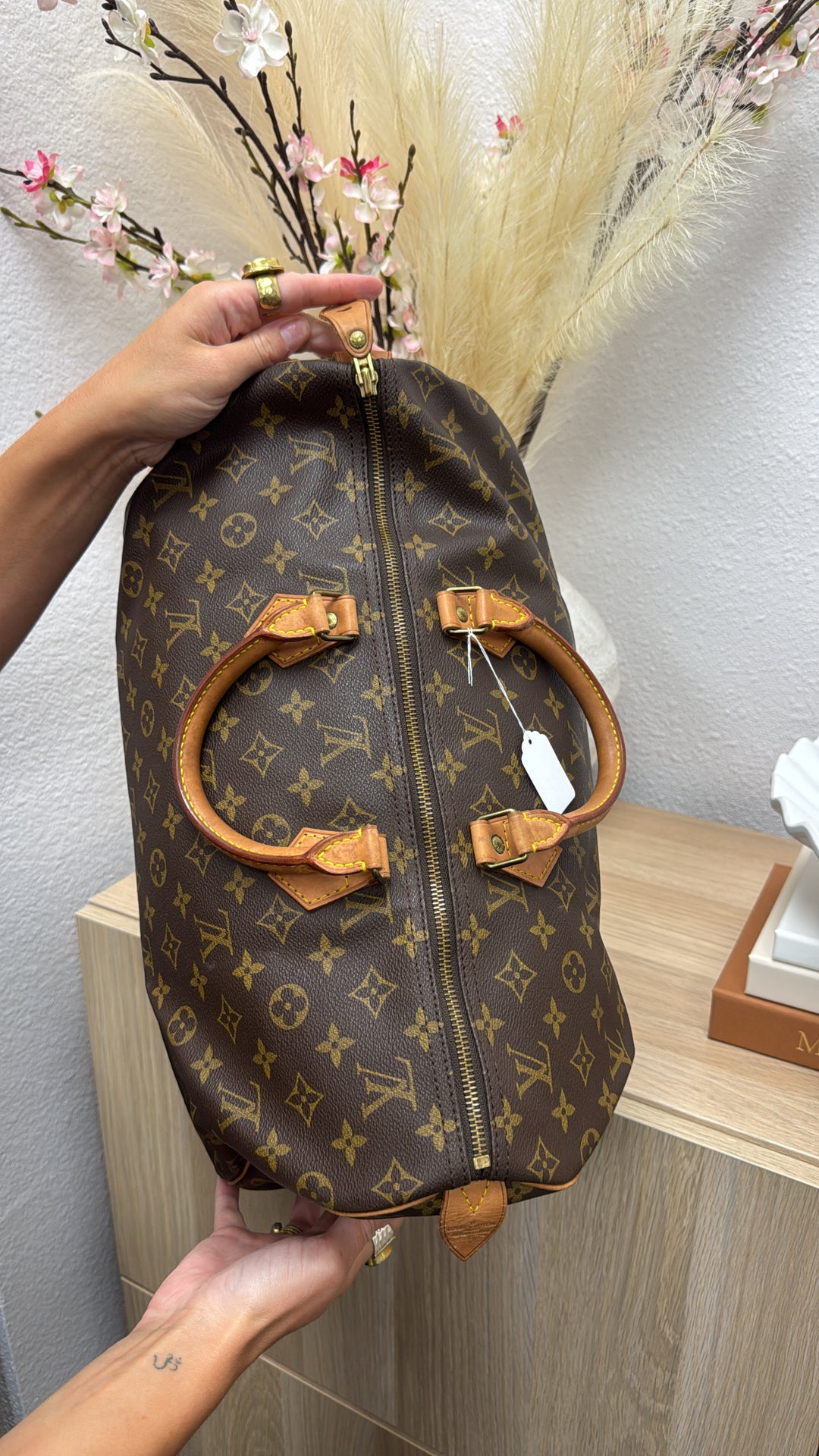 Louis Vuitton Monogram Speedy 40 w/Lock + Key