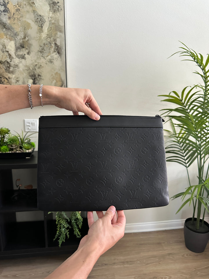 Louis Vuitton Shadow Monogram Pochette Apollo Bag AA3 