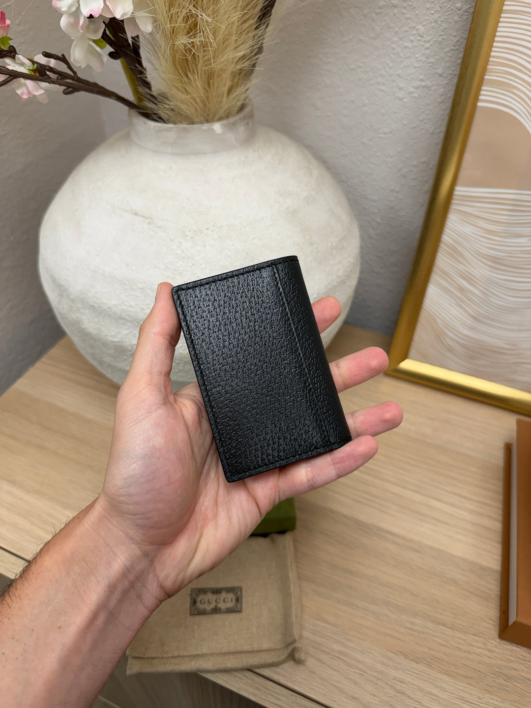 Gucci GG Marmont Pocket Organizer Black w/Full Inclusion SL68